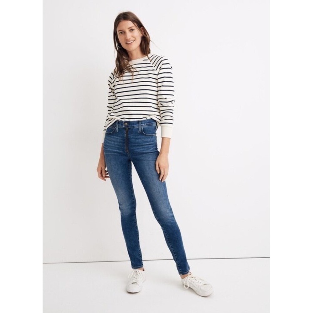 Madewell 10" Roadtripper High Rise Skinny Jeans Dark Wash MA493 Size 27 NEW